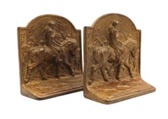 Vintage Washington at Valley Forge Bookends by Hubley, Circa 1925