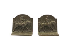 Vintage Washington at Valley Forge Bookends by Hubley, Circa 1925