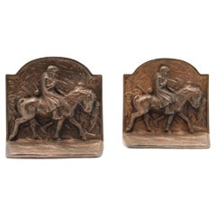 Vintage Washington at Valley Forge Bookends, Circa 1930s