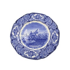 Vintage "Washington Crossing the Delaware" Decorative Plate by Crown Ducal