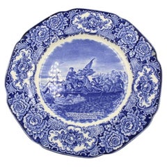 Vintage "Washington Crossing the Delaware" Decorative Plate by Crown Ducal