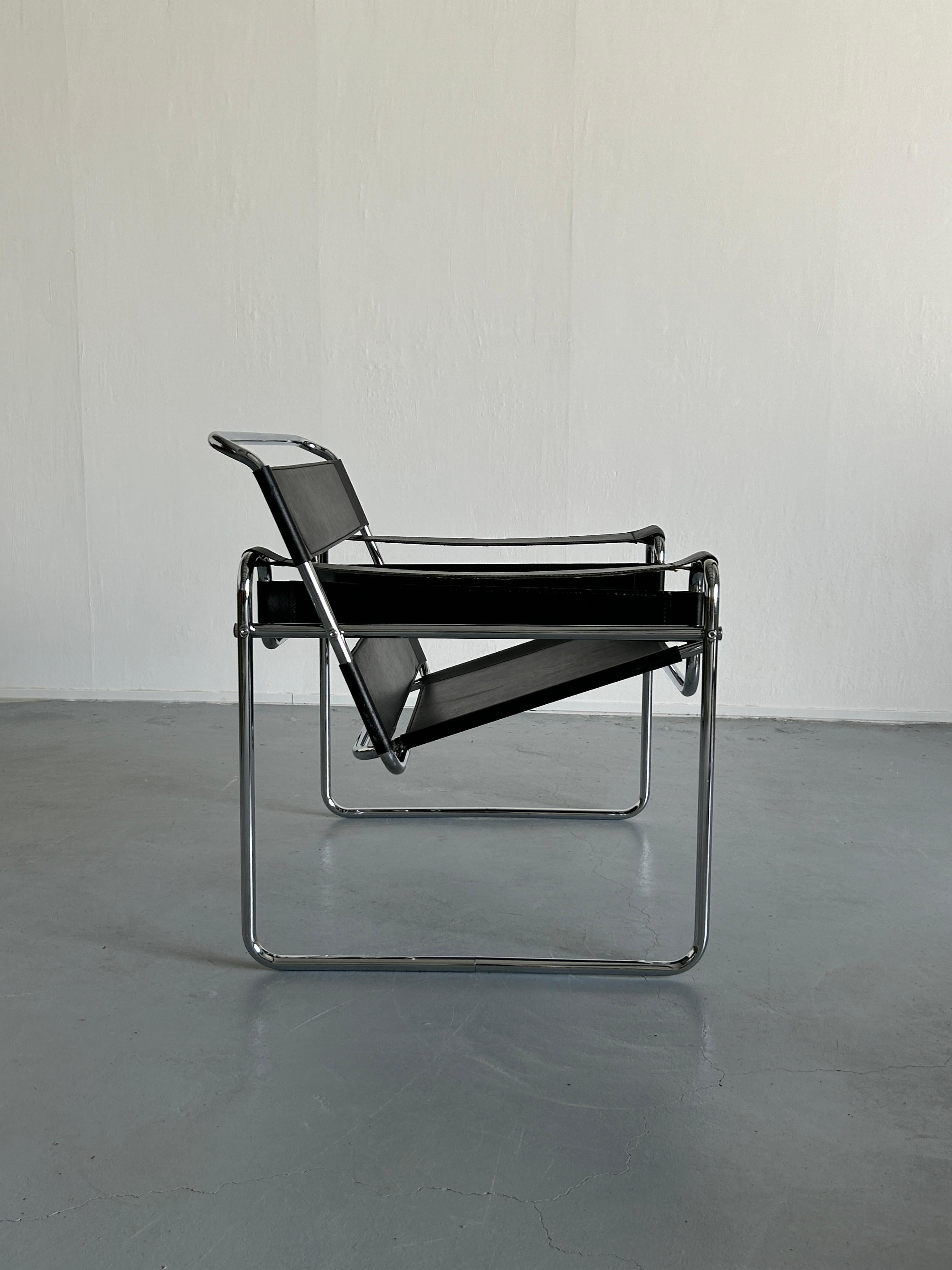 Mid-Century Modern Vintage 'Wassily' Armchair by Marcel Breuer / Iconic Bauhaus Designed Model B3
