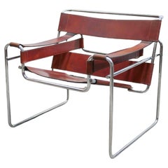 Poltrona vintage Wassily B3 di Marcel Breuer