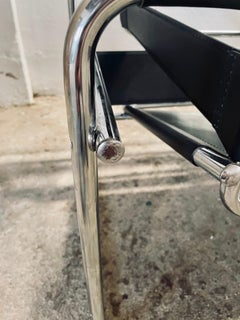 Sedia vintage Wassily nello stile di Marcel Breuer per Knoll International