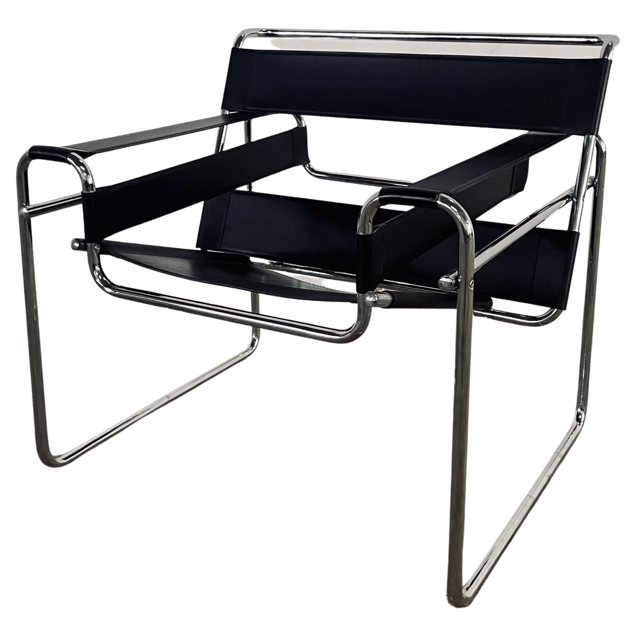 Vintage Wassily Chair in the Style of Marcel Breuer for Knoll International