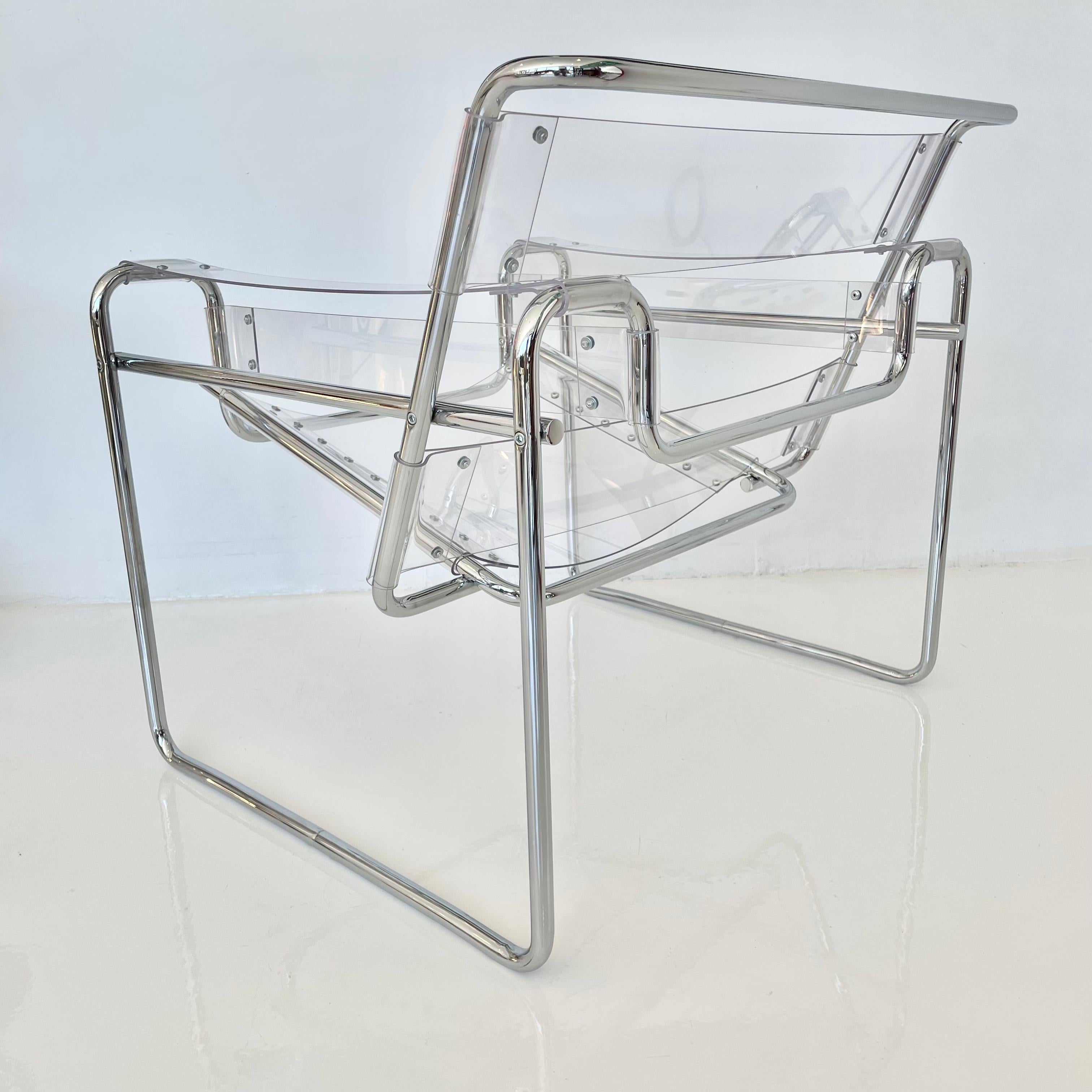 North American Vintage Wassily Chairs by Marcell Breuer with PETG Polyester