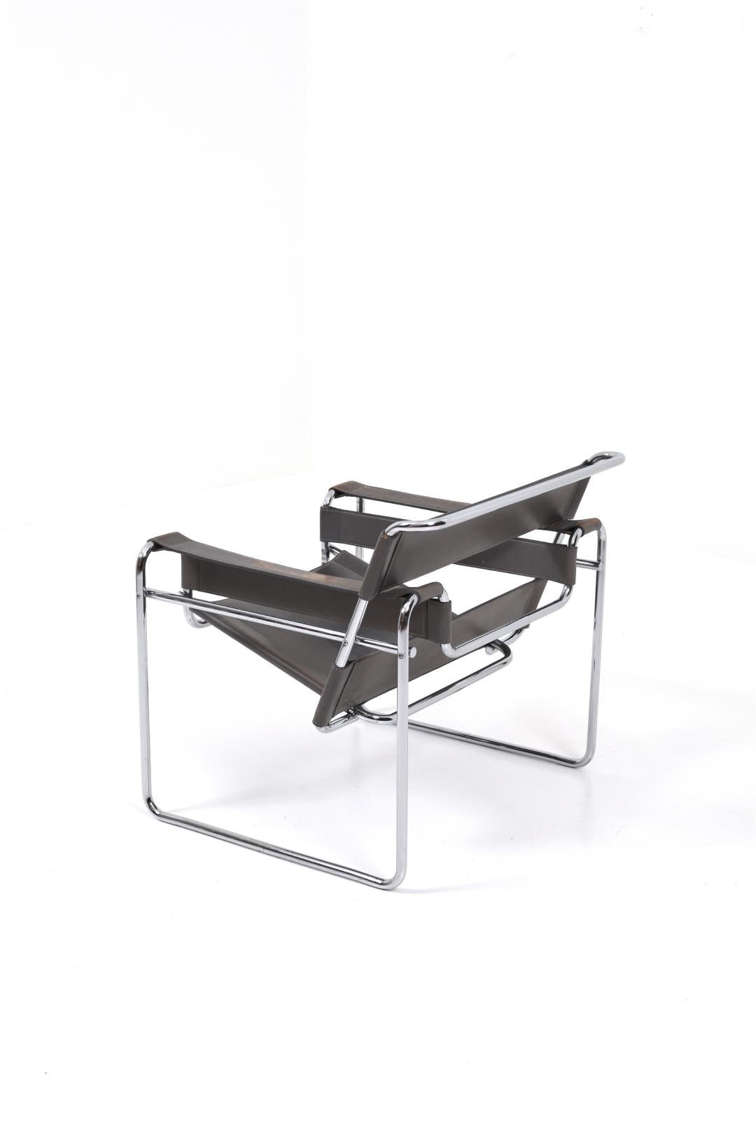 Vintage Wassily Lounge Chairs by Marcel Breuer, set of 2 In Good Condition In Göteborg, SE