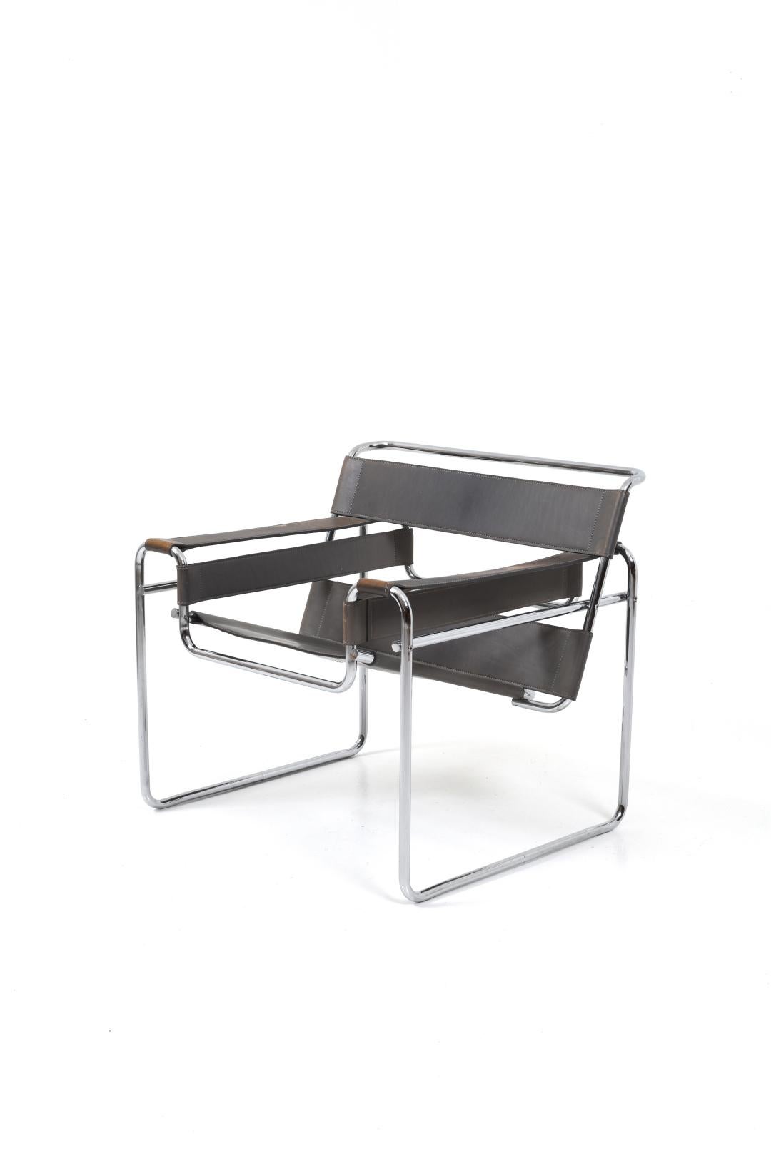Vintage Wassily Lounge Chairs by Marcel Breuer, set of 2 1