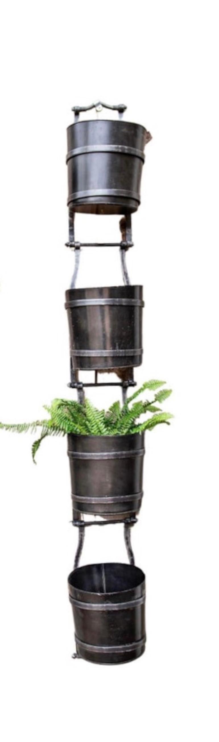 Vintage Water Mill Bucket Planters, sold Separately en vente 2