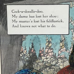 Vintage Original Watercolor by Frederick Richardson (1862-1937)