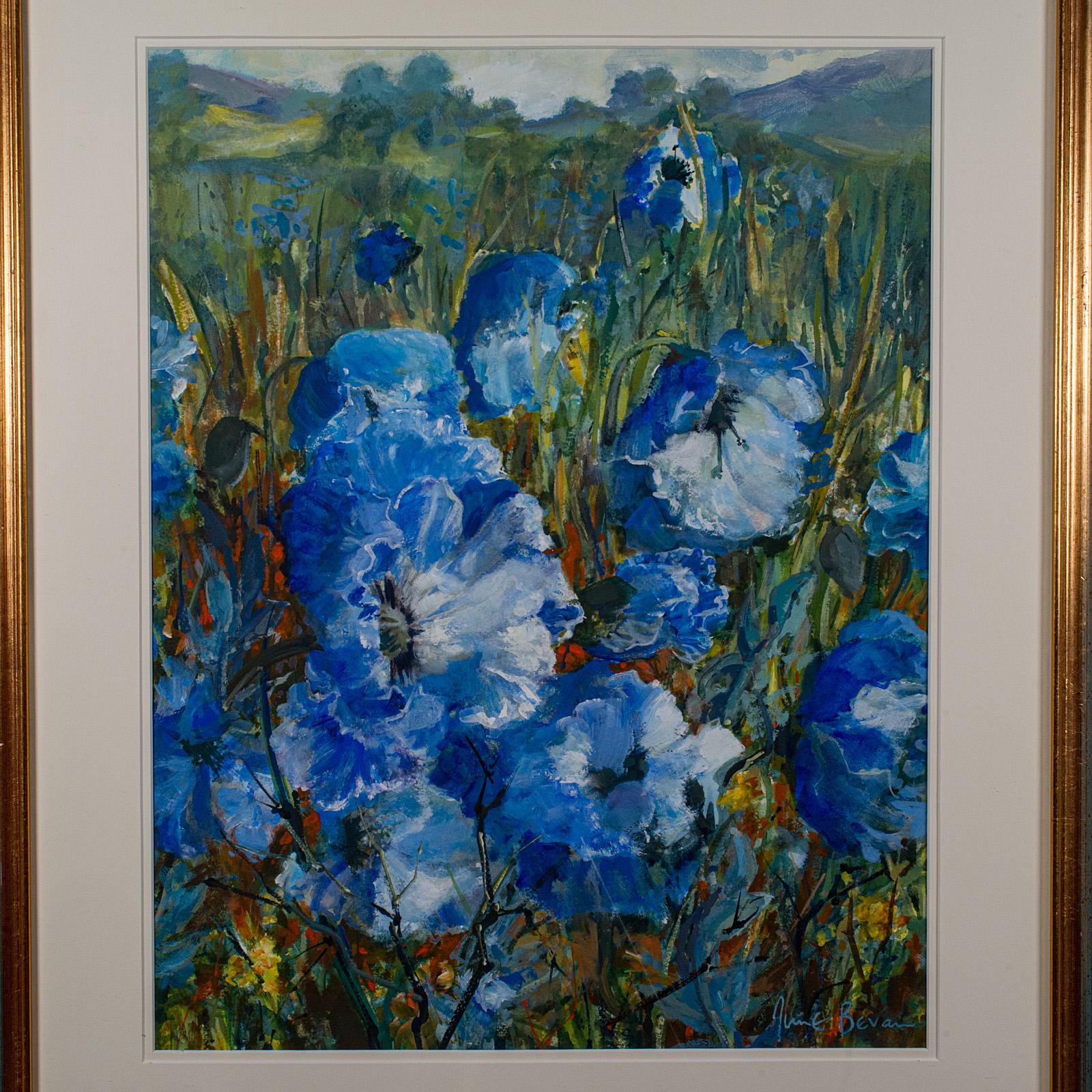 British Vintage Watercolour Painting, English, Framed Art, Landscape, Signed, Circa 1990 For Sale