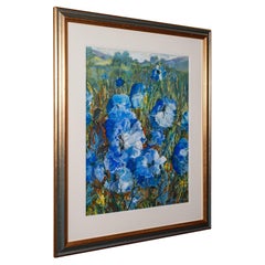 Vintage Watercolour Painting, English, Framed Art, Landscape, Signed, Circa 1990