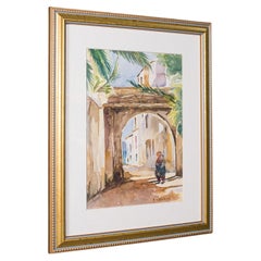 Vintage Watercolour Painting, Turkey, English School, Art, Picture, FA Dolding