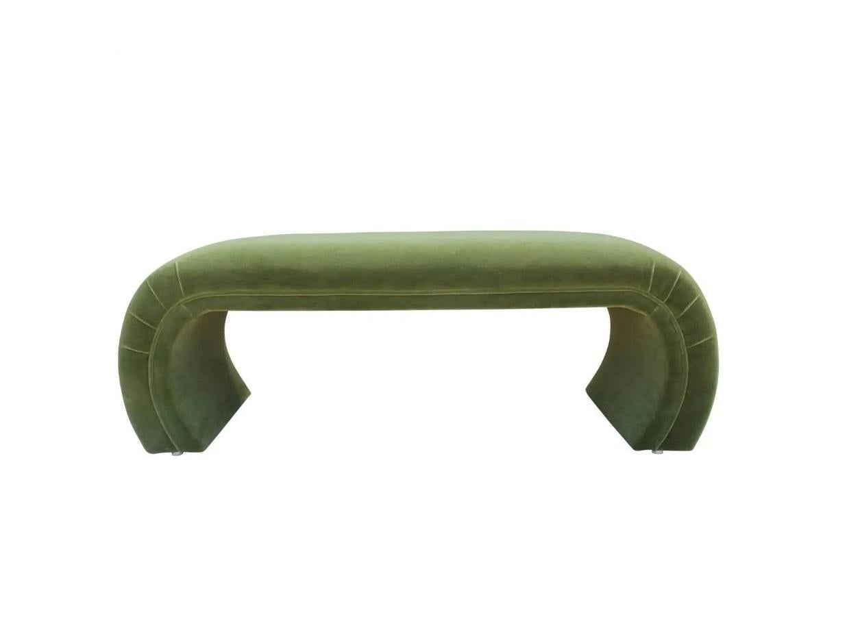 Mid-Century Modern Banc « Waterfall » vintage par Directional en vente