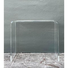 Scrivania in lucite a cascata vintage