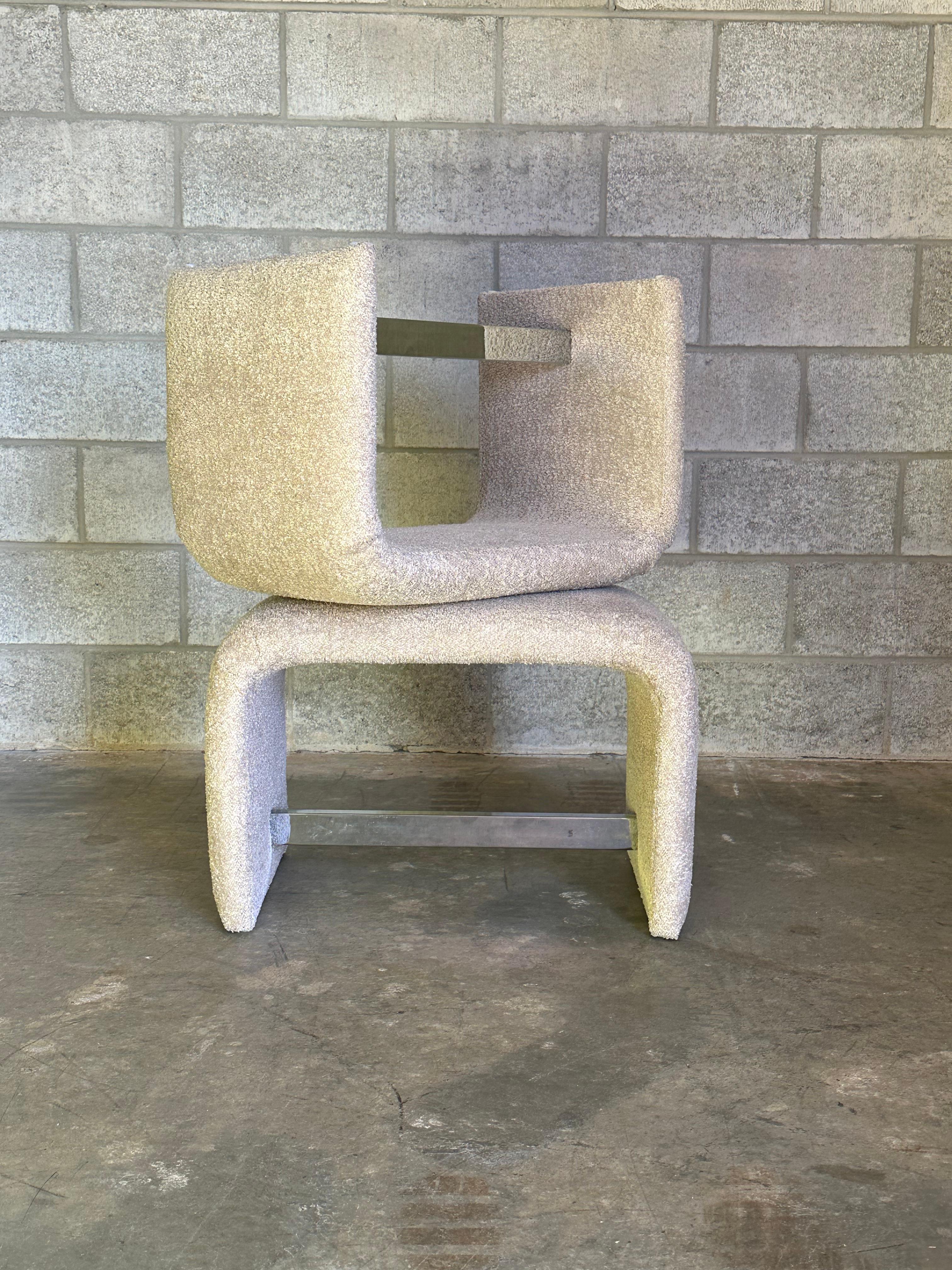 Late 20th Century Vintage Waterfall Ottomans/ Stools by Thayer Coggin - A Pair For Sale