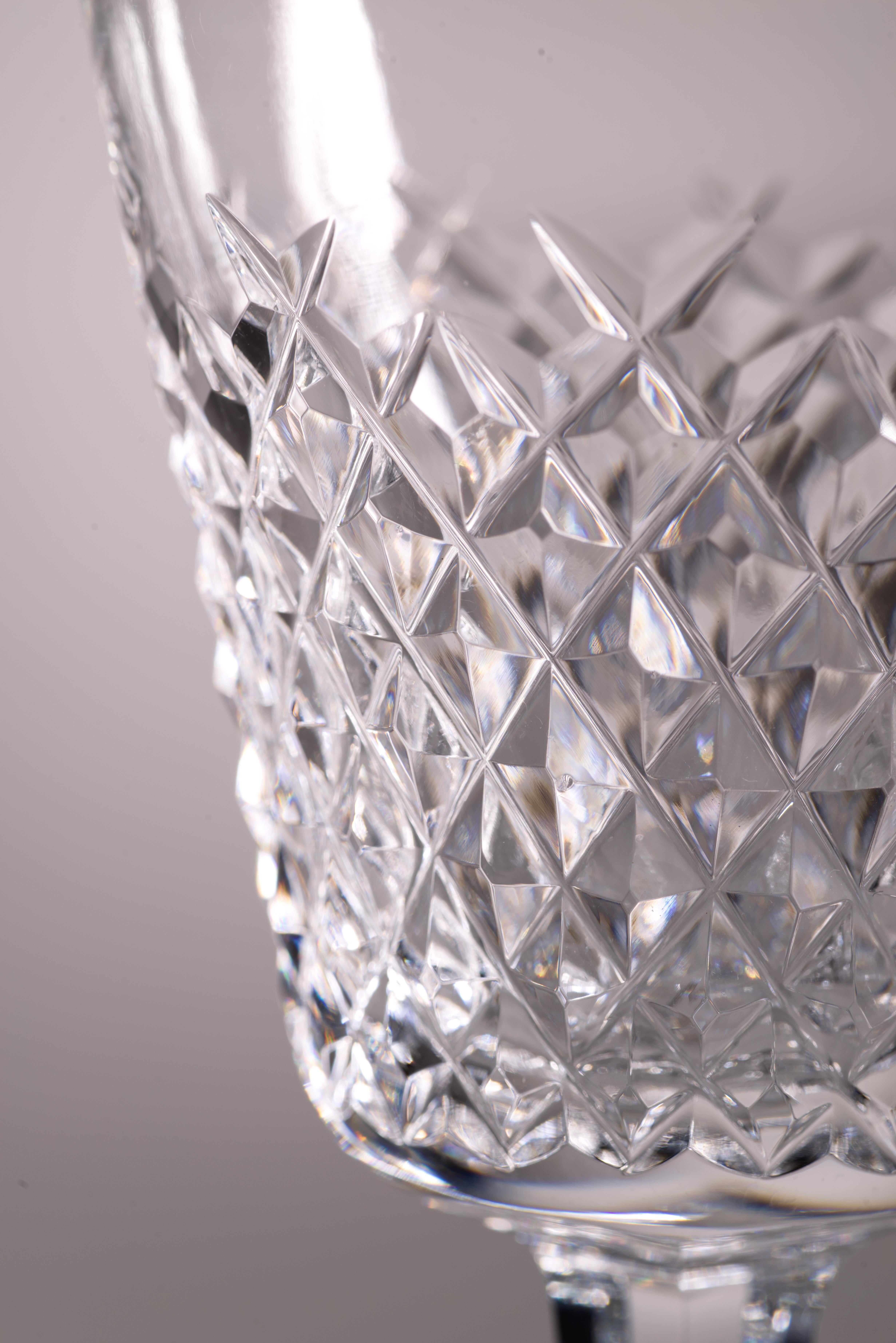 Copas de Vino Vintage Waterford Alana Crystal, Juego de 4 Hecho a mano en venta