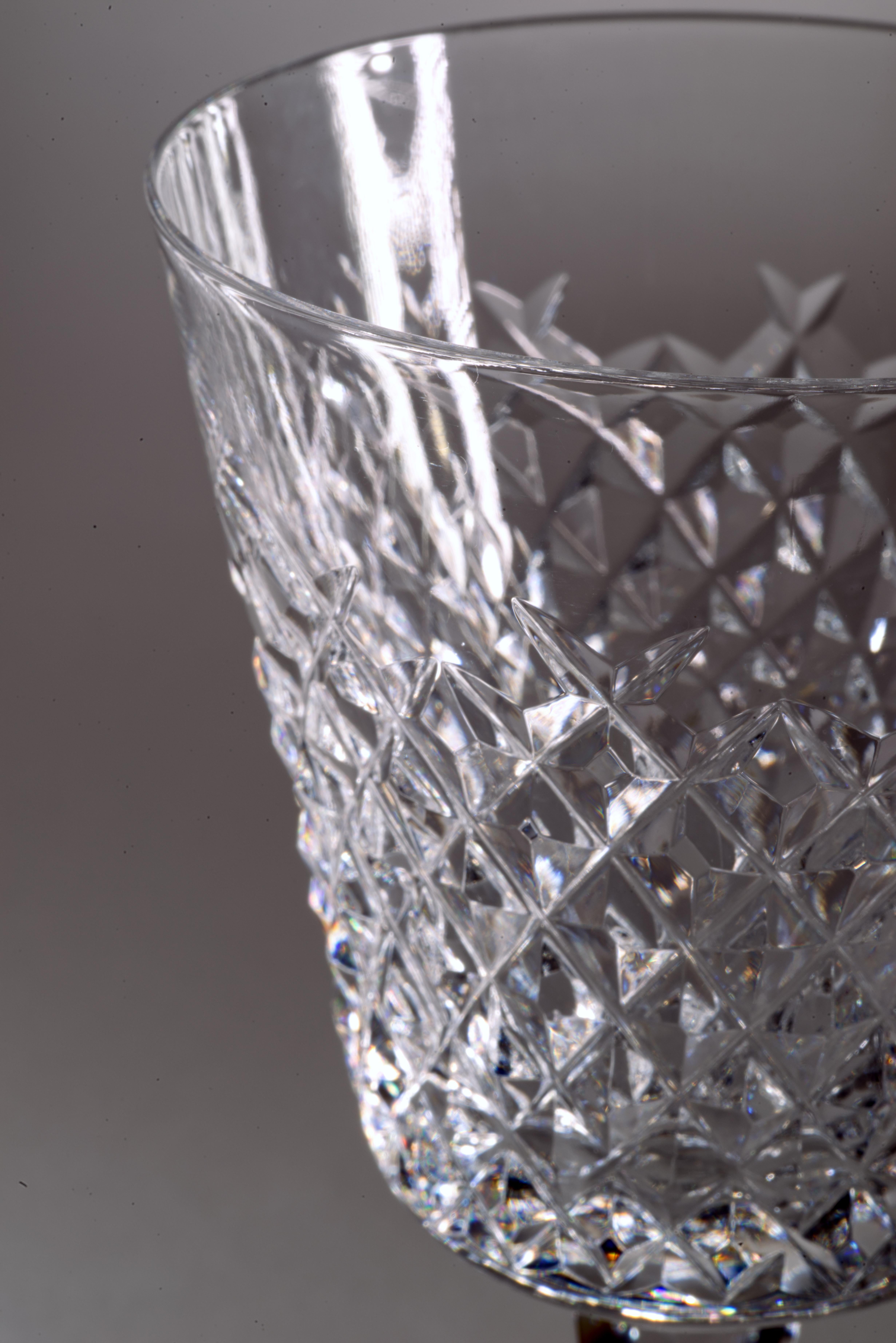 Copas de Vino Vintage Waterford Alana Crystal, Juego de 4 en Bueno estado para la venta en Clifton Springs, NY