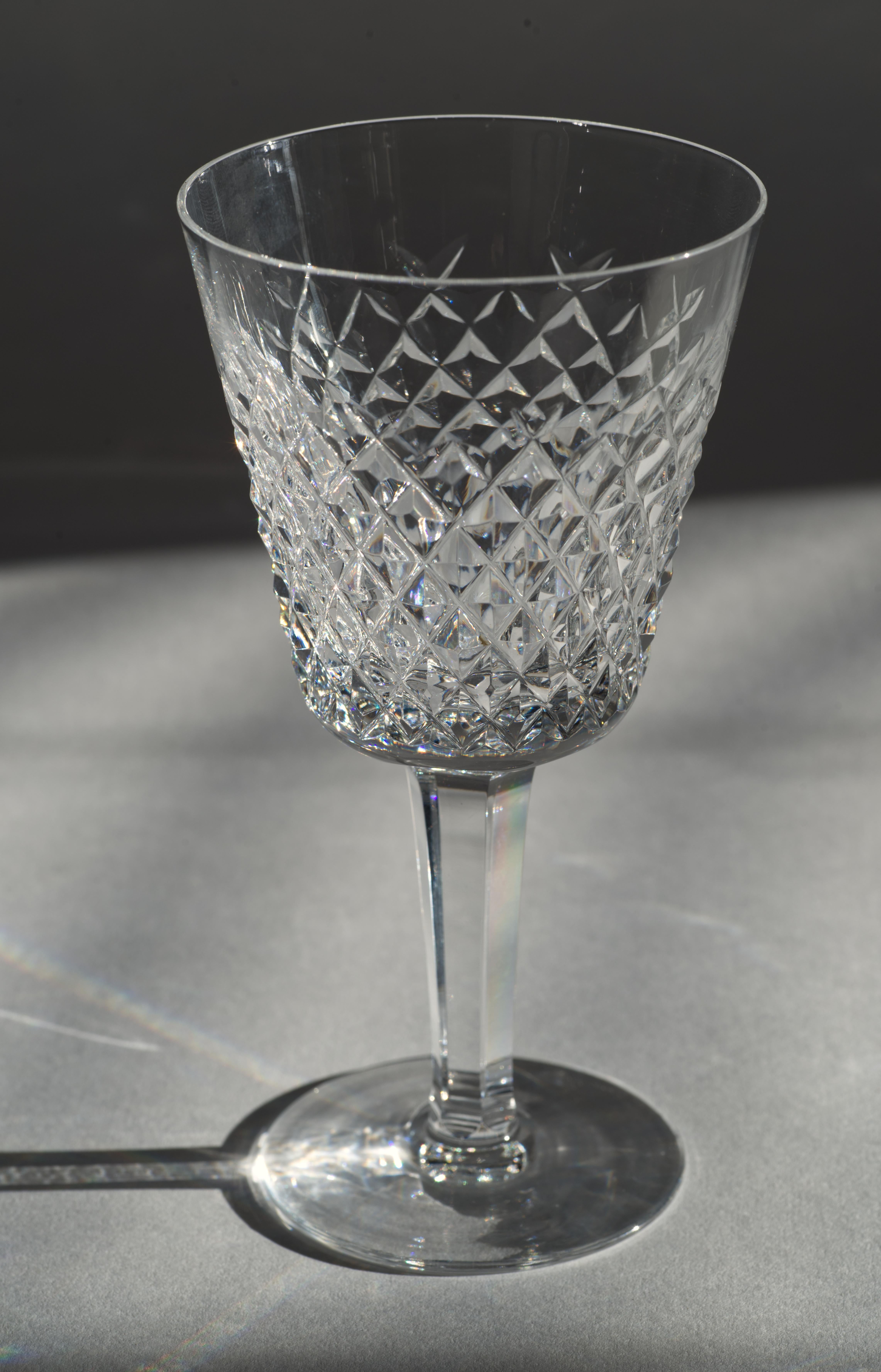 Copas de Vino Vintage Waterford Alana Crystal, Juego de 4 en venta 1