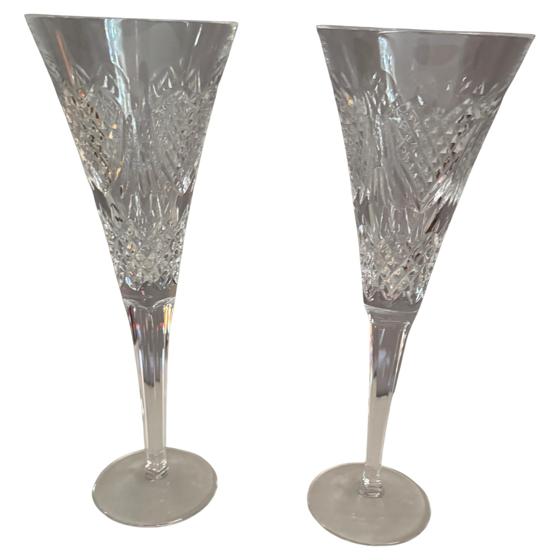 Waterford Celebration LOVE Champagne Glasses, set of 2