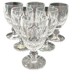 Used Waterford “Colleen” Claret Wine Glasses (Set of 6)