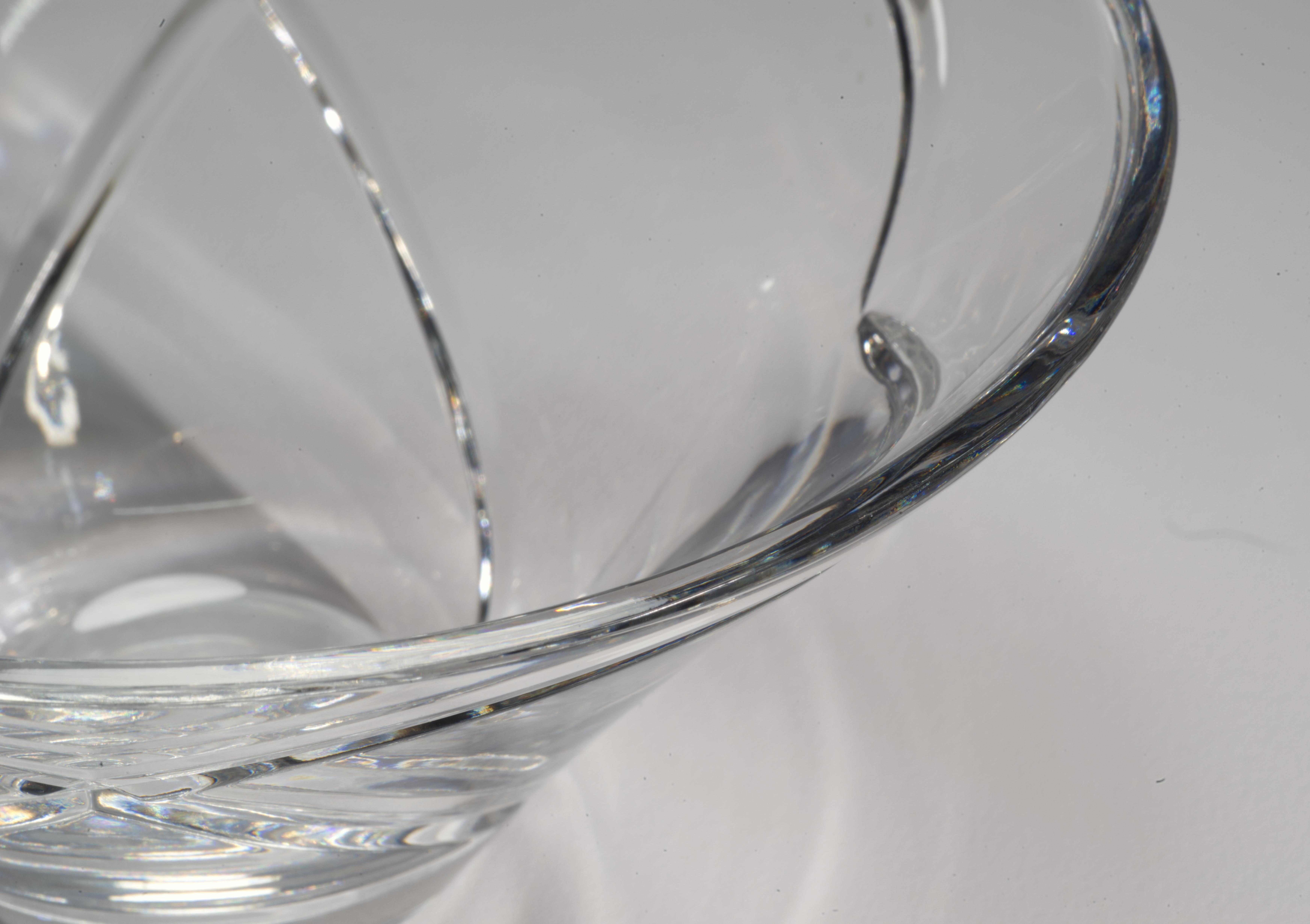 Irlandese Ciotola di cristallo Waterford Crystal d'epoca, firmata in vendita