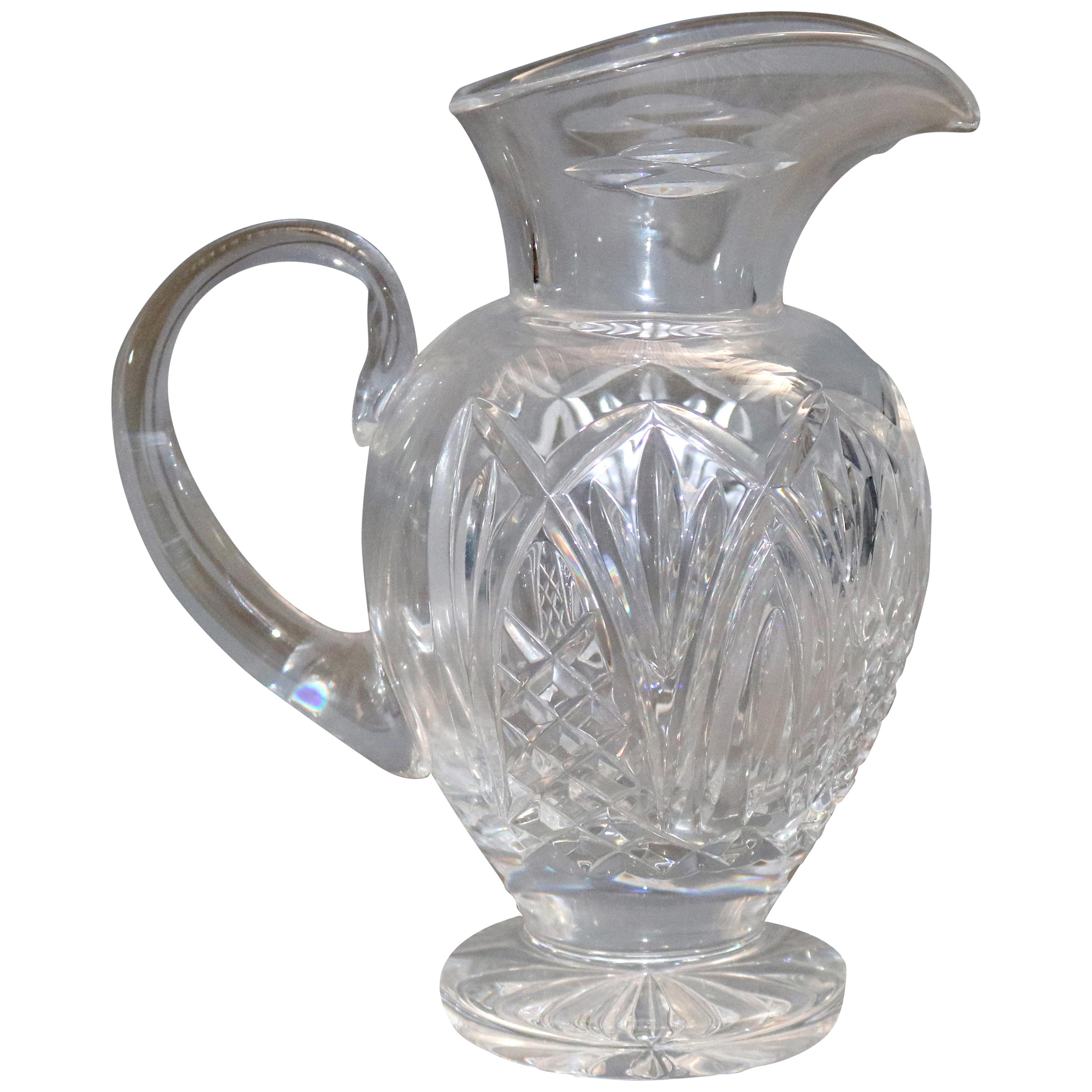 Vintage Waterford Crystal Bunratty Pitcher, Romance of Ireland Collection