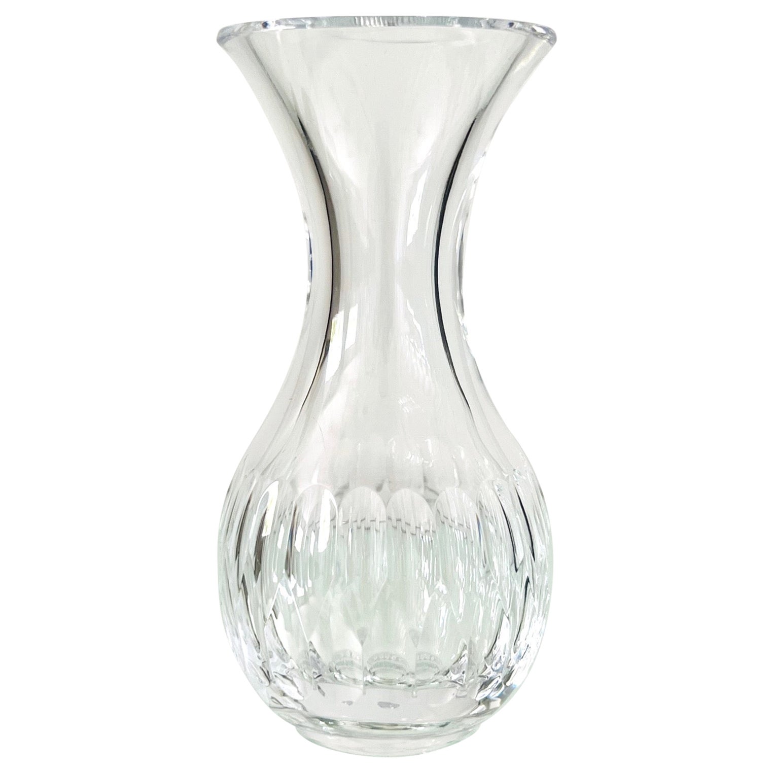 Vintage Waterford Crystal Carafe with Faceted Design, C. 1985