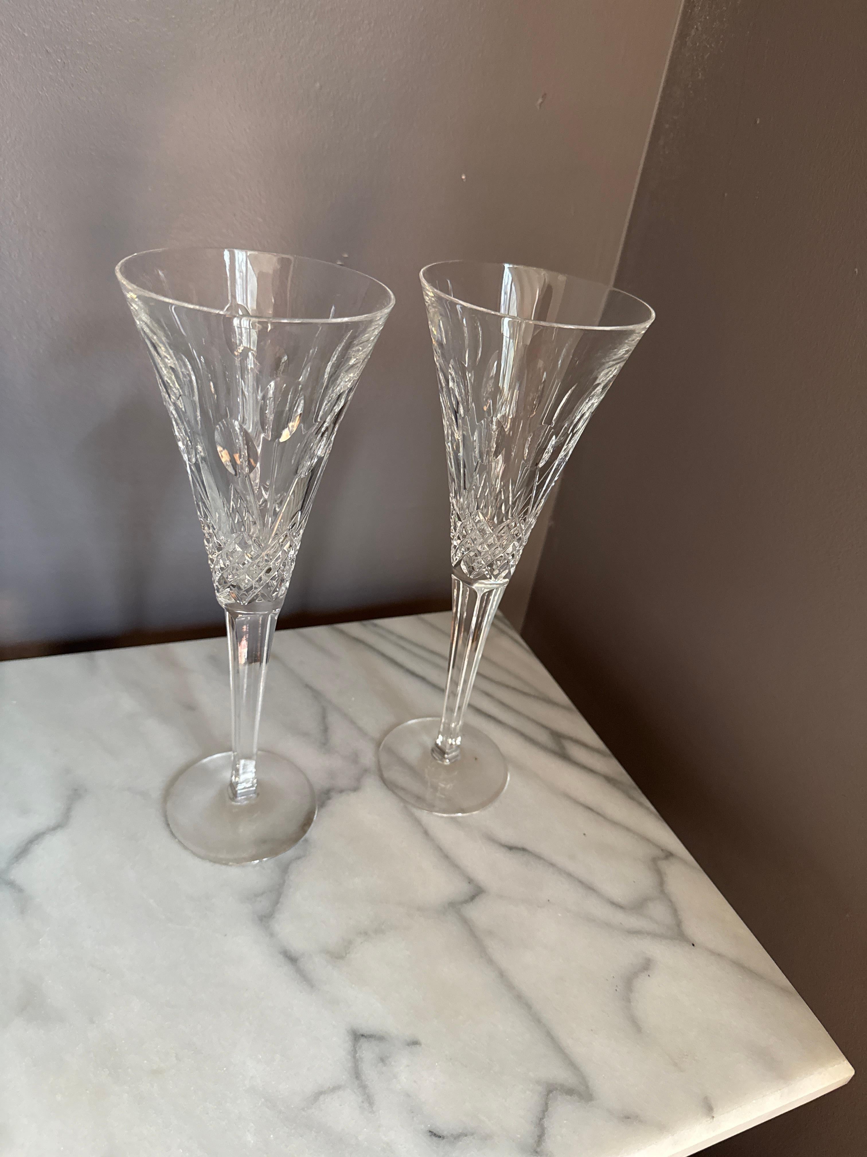 Set di 2 flute da champagne Waterford Crystal Celebration Joy Toasting in vendita 11