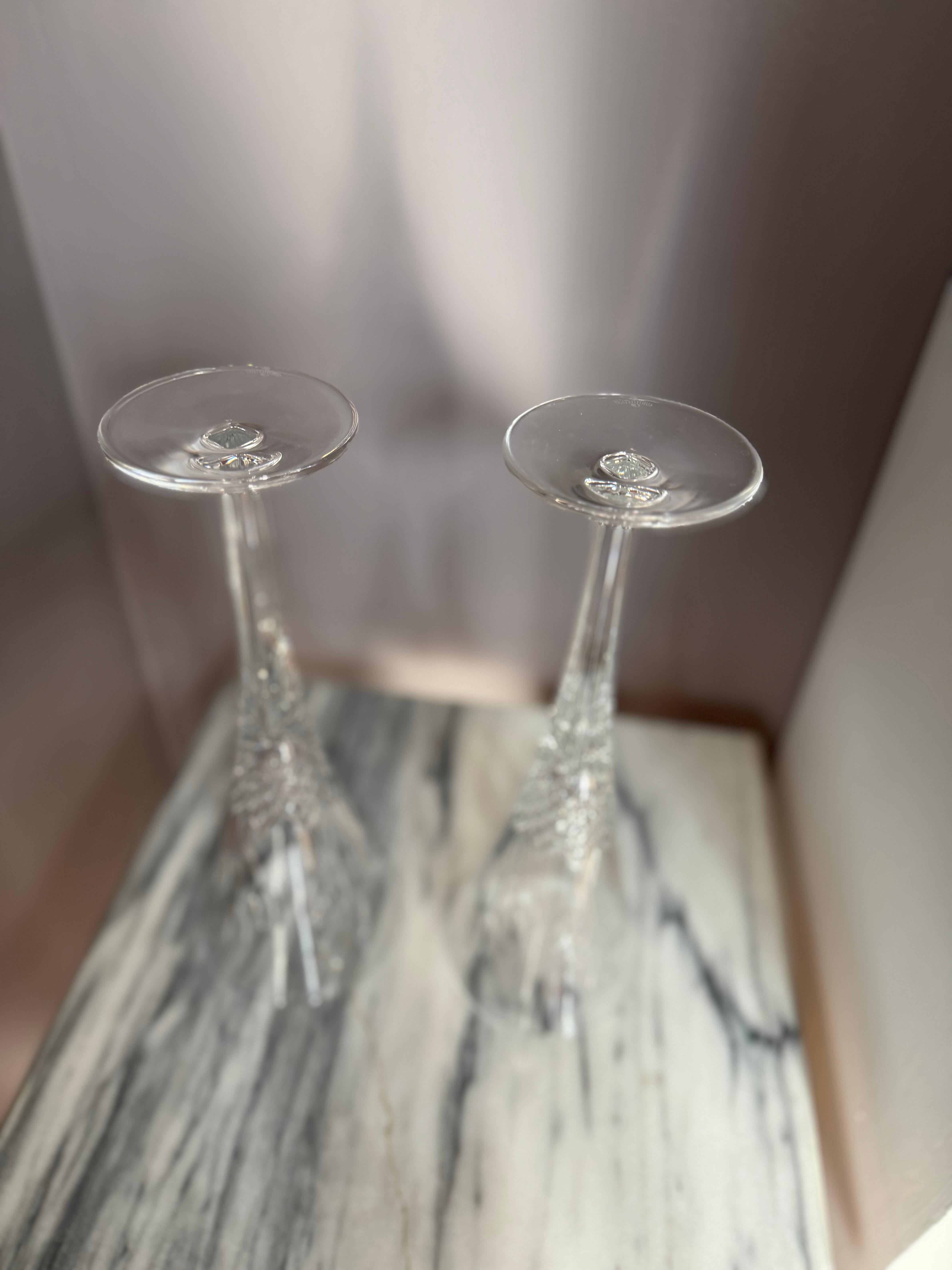 Set di 2 flute da champagne Waterford Crystal Celebration Joy Toasting in vendita 2