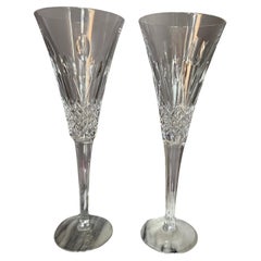 Waterford Crystal Celebration Joy Toasting Champagne Flute set of 2