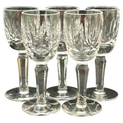 Vintage Waterford Crystal “Kildare” Cordial Glasses (5)