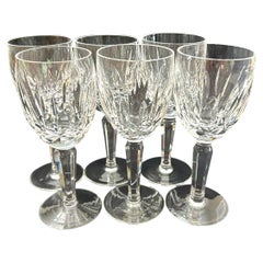 Vintage Waterford Crystal “Kildare” Wine Glasses (6)