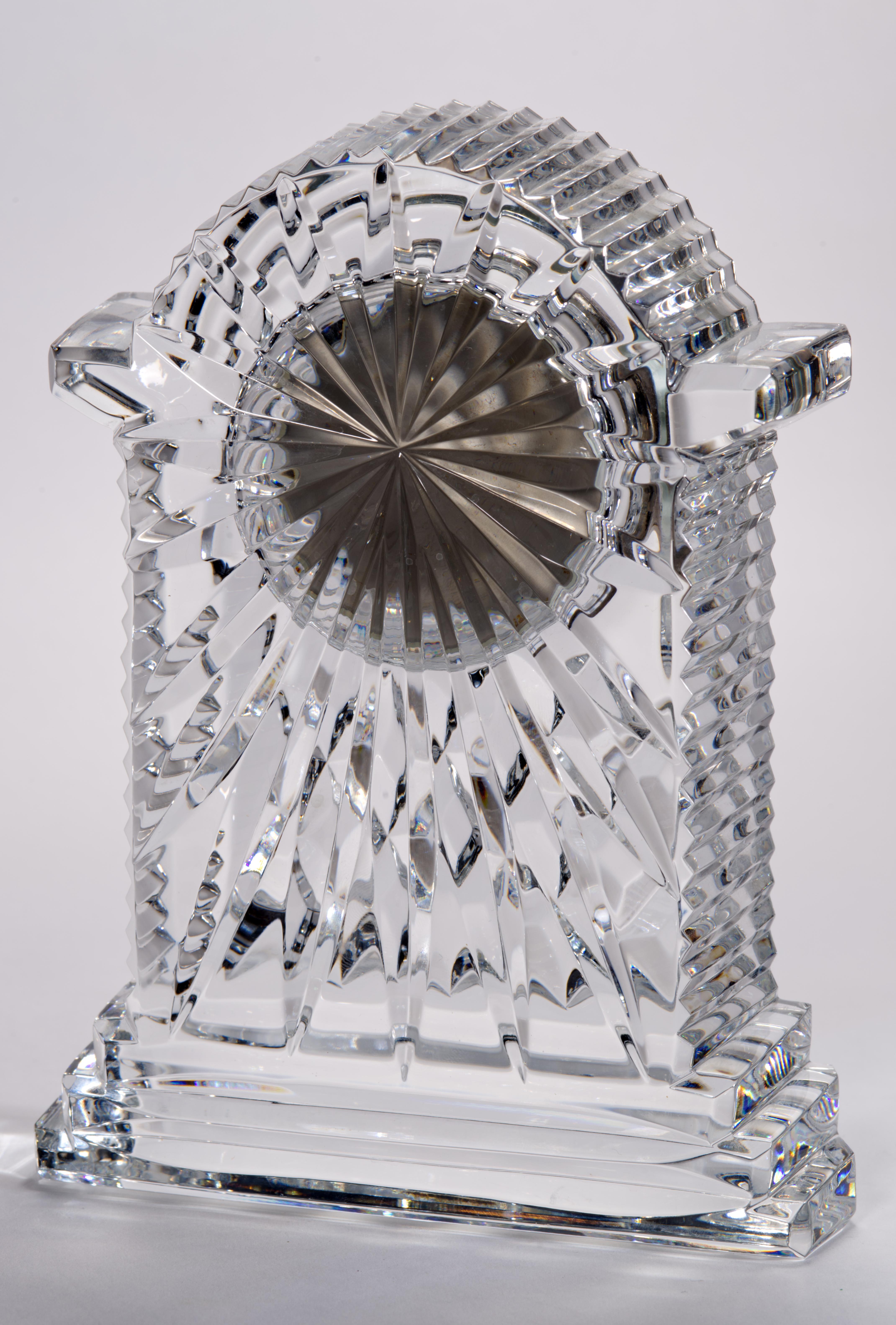Orologio da carrozza Lismore di Waterford Crystal d'epoca in vendita 3