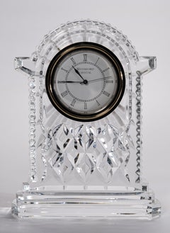 Vintage Waterford Crystal Lismore Carriage Clock (Horloge à chariot)