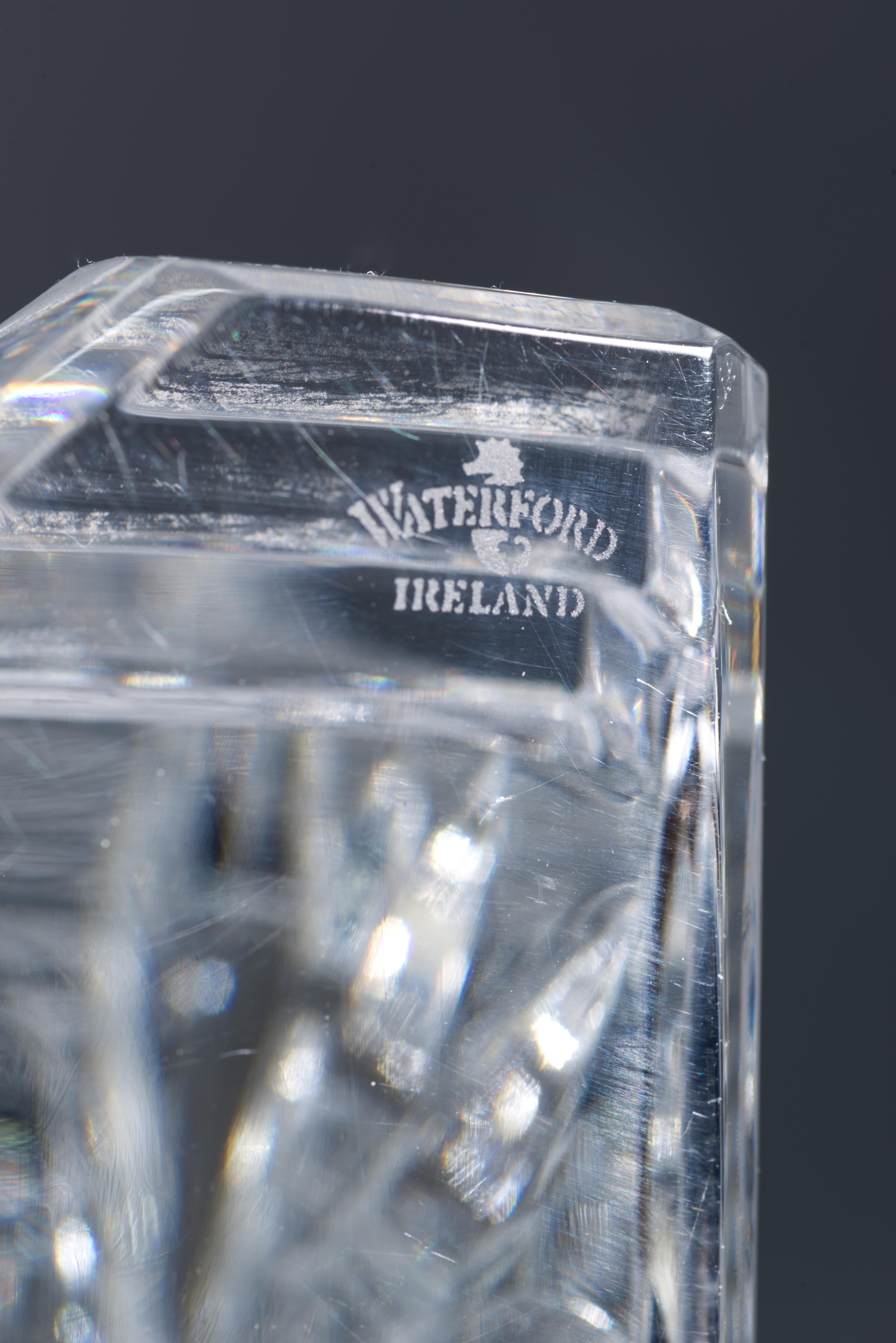 Orologio da carrozza Lismore di Waterford Crystal d'epoca in vendita 1