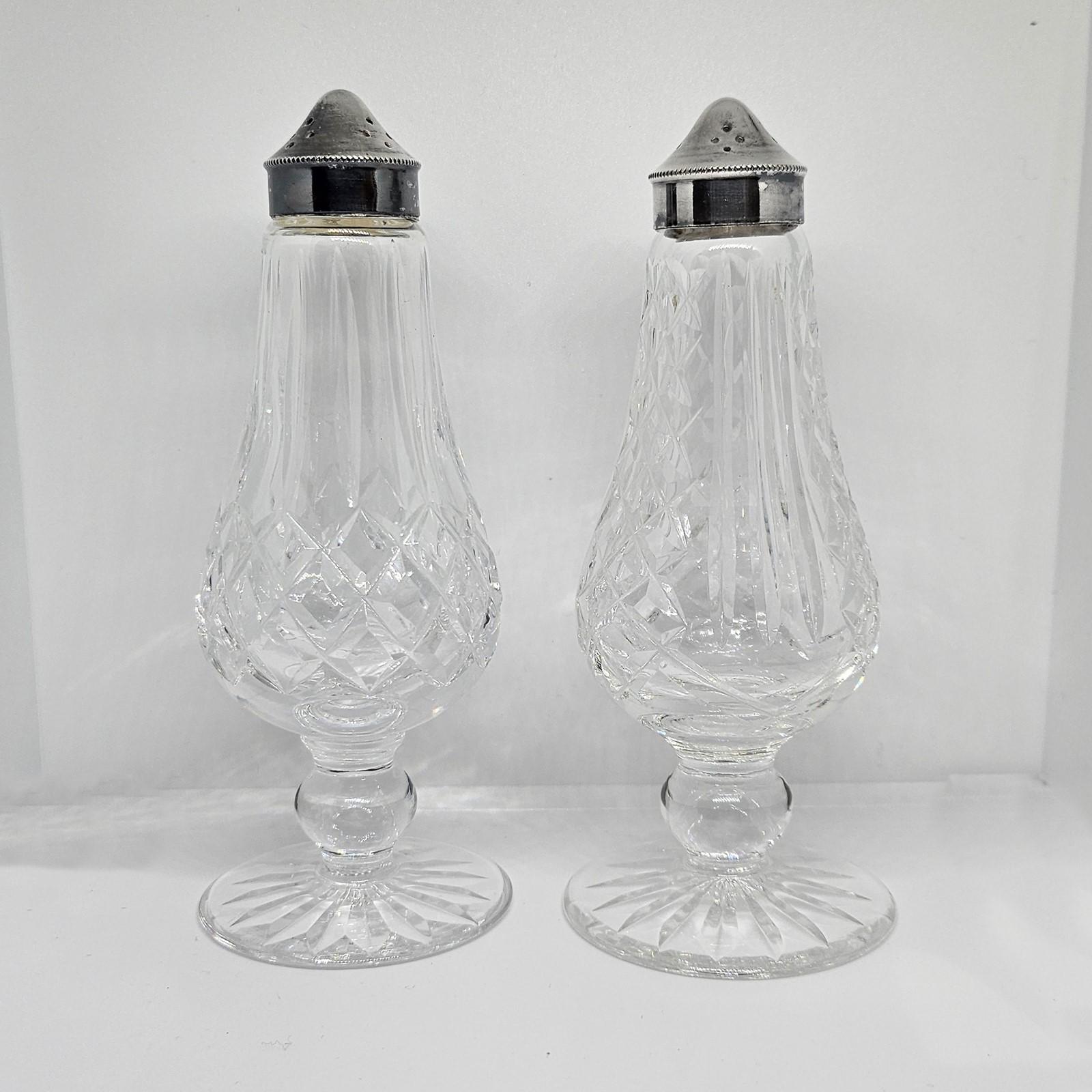 waterford crystal salt and pepper shakers