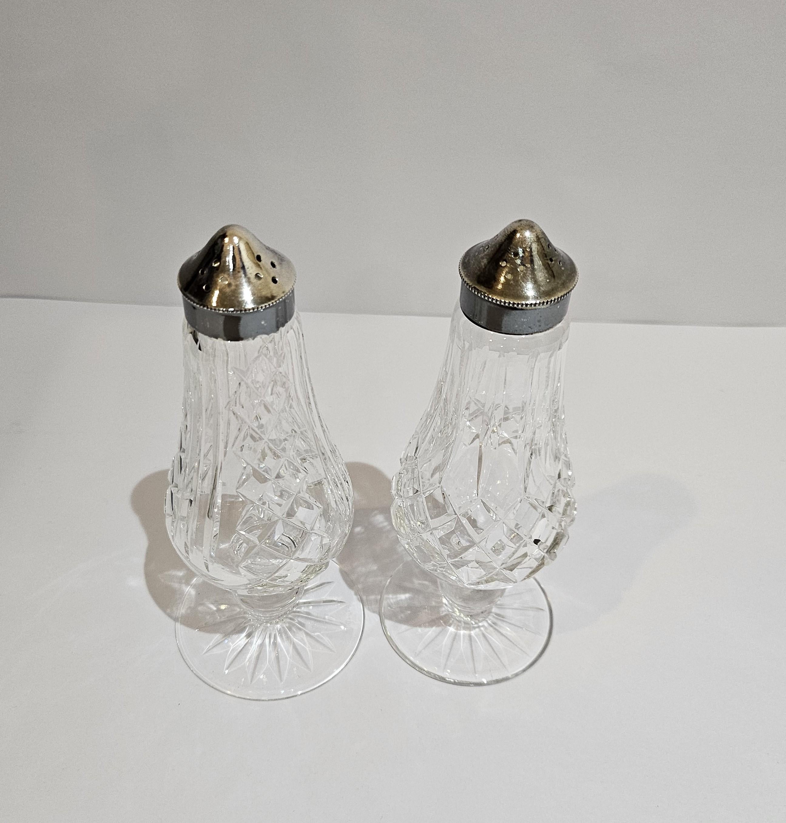 waterford salt and pepper shakers