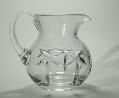 Vintage Waterford Crystal Pitcher, Old Kerry Pattern, 1968 - 2008