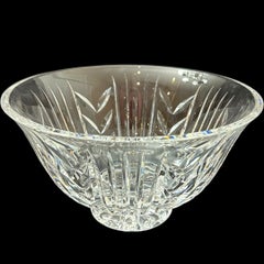 Vintage Waterford “Glencar” Footed Crystal Bowl ~ 10”