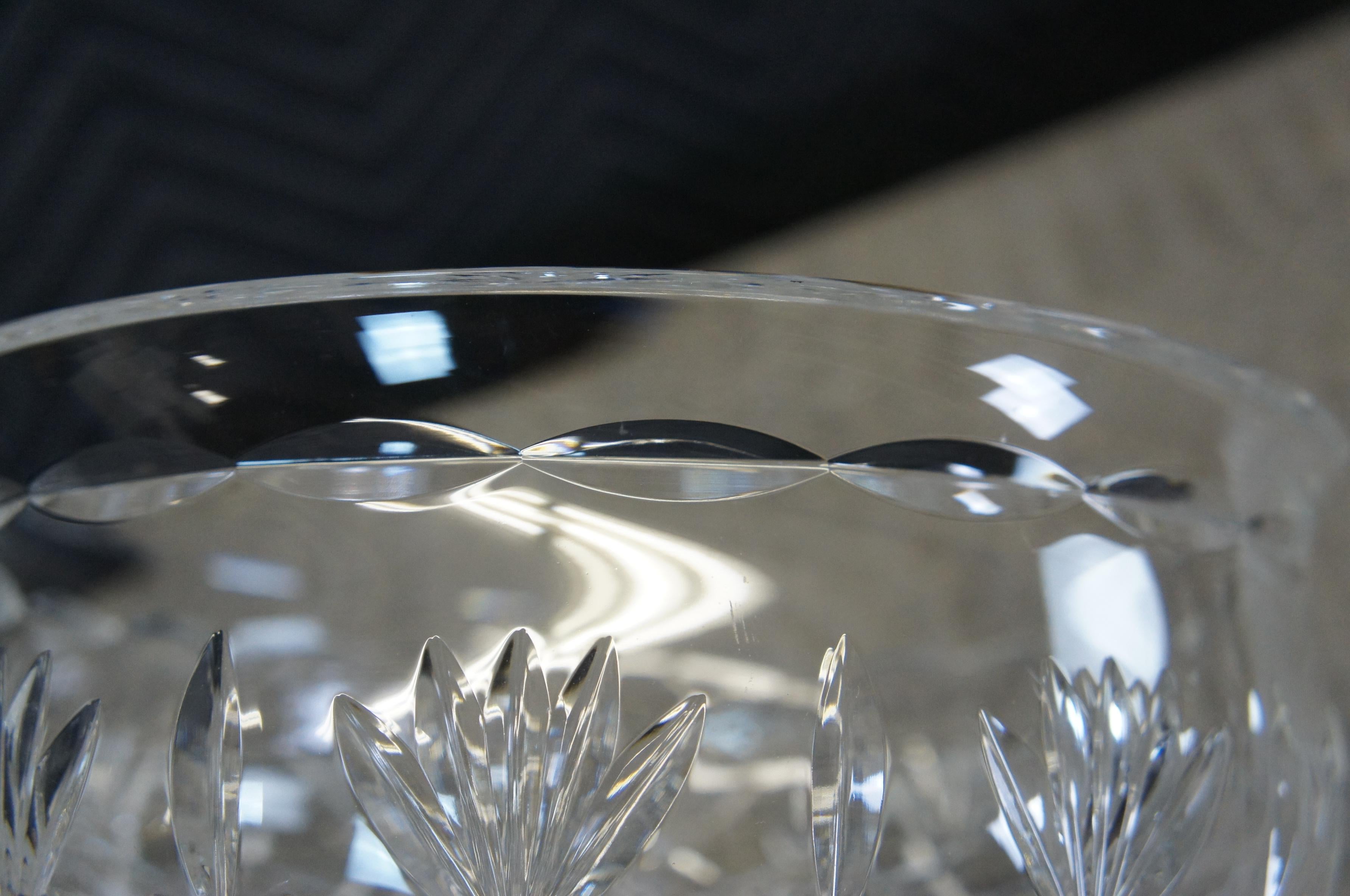 Centro de mesa Vintage Waterford Irish Lead Crystal Killarney Pedestal Bowl en venta 7