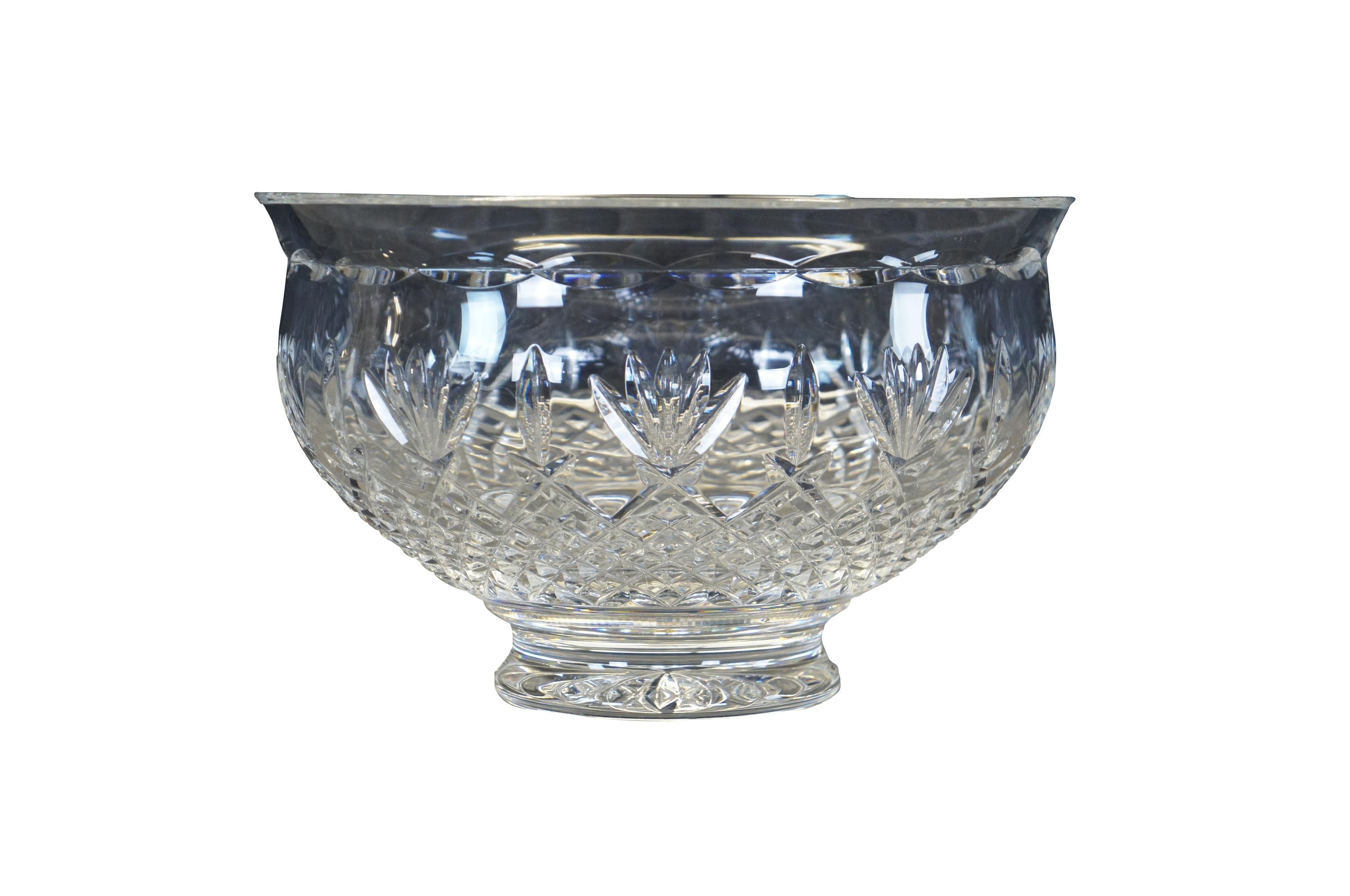 Ornate and substantial, the Killarney pattern by Waterford is characterized by intricate deep cutting and classic design; showcasing the brilliant clarity of crystal. Whether you use it to display a centerpiece, or fill it with candy or potpourri,
