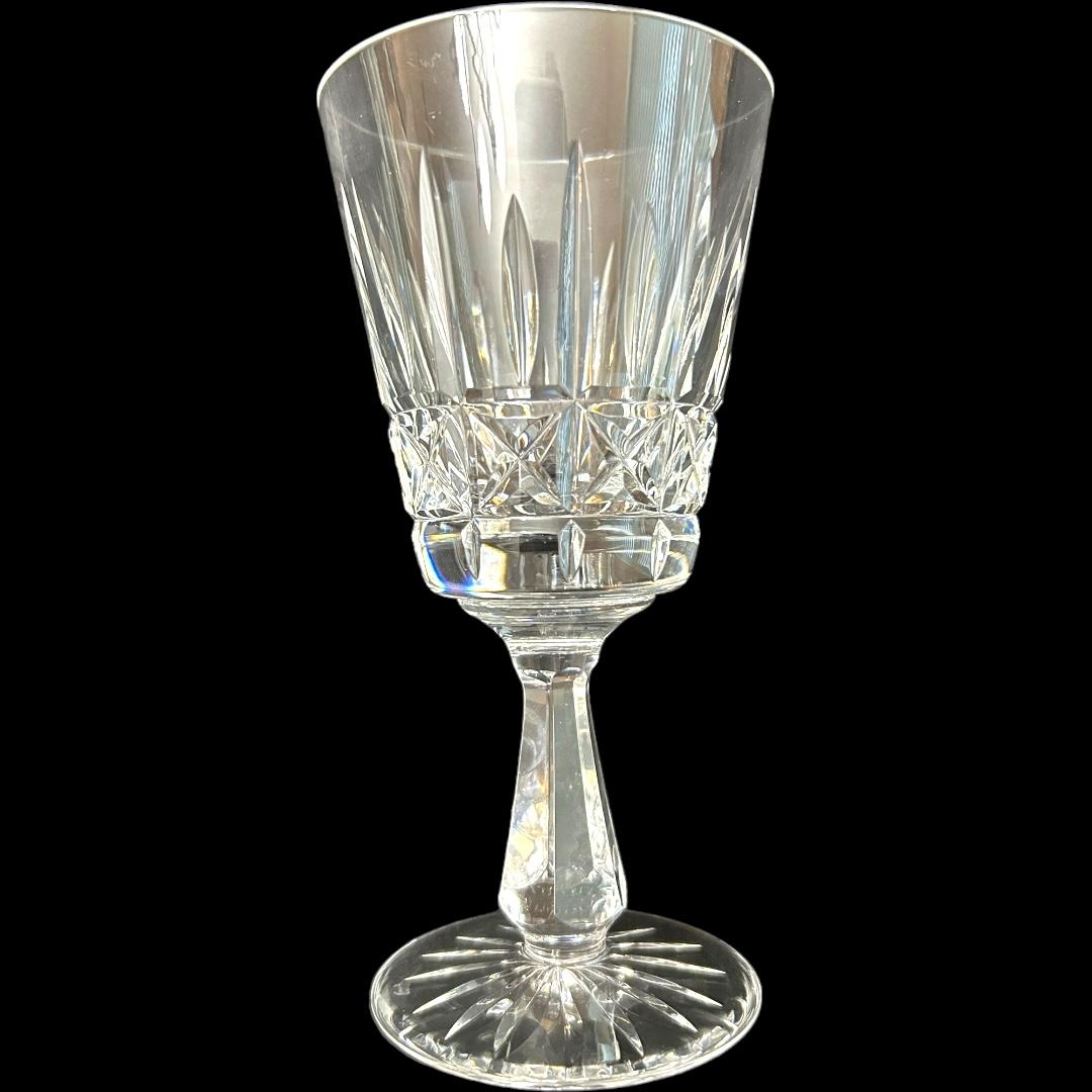 Vintage Waterford “Kylemore” Crystal Wine Glasses ~ Ireland (5) In Good Condition For Sale In Naples, FL