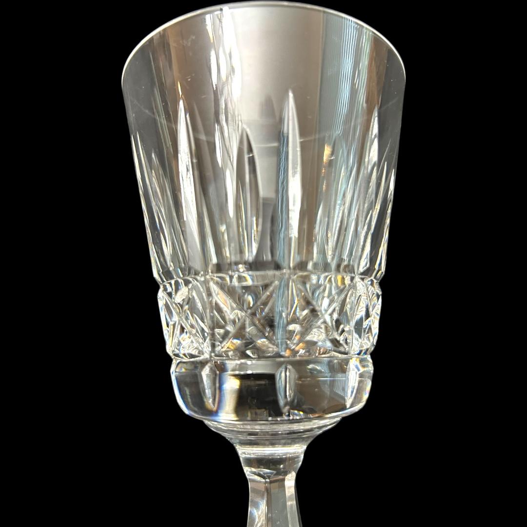 Contemporary Vintage Waterford “Kylemore” Crystal Wine Glasses ~ Ireland (5) For Sale