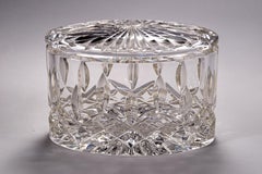 Vintage Waterford Lismore Crystal Box with Lid