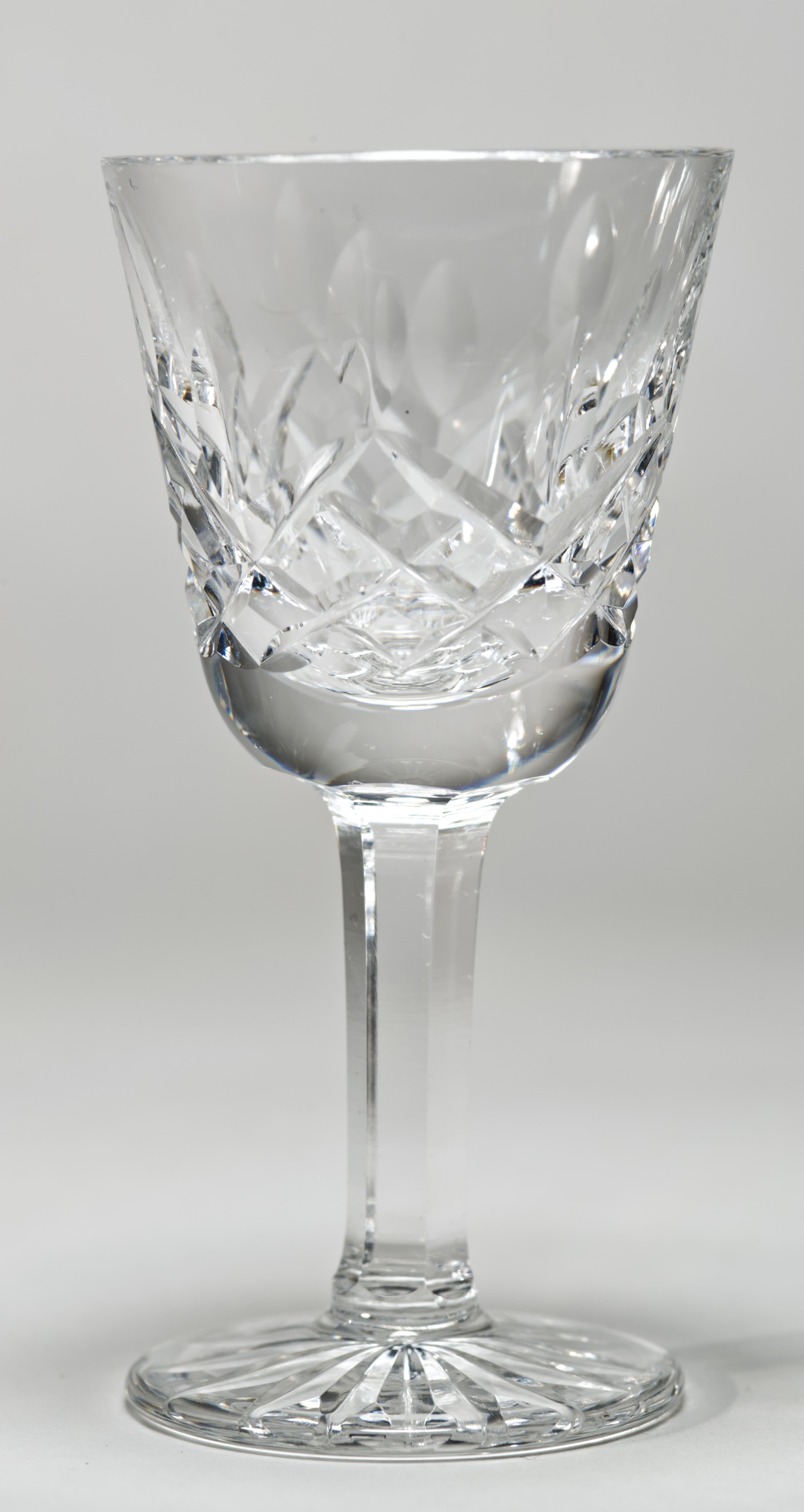 Irish Vintage Waterford Lismore Crystal Liqueur Glasses, Set of 4 For Sale