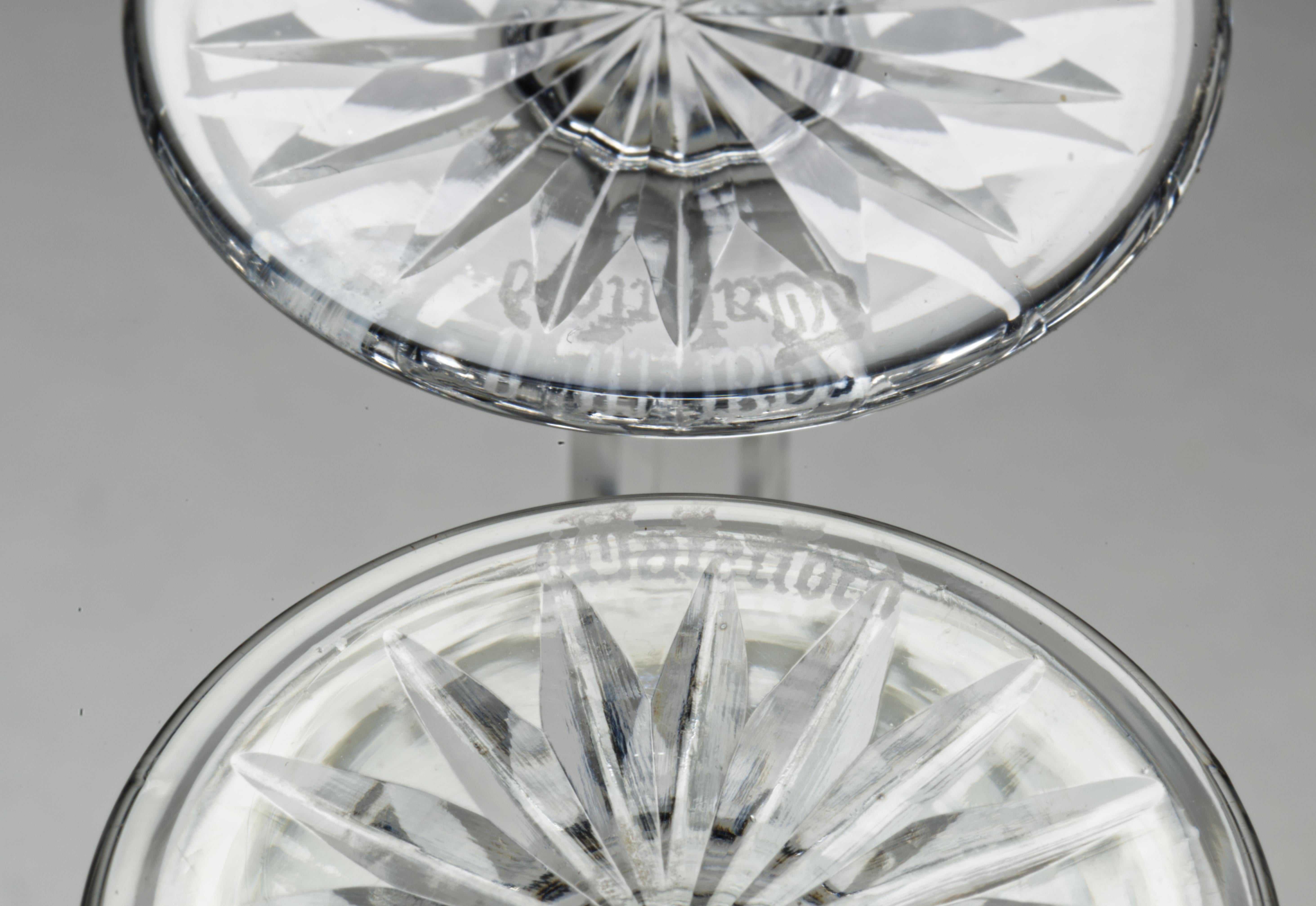 20th Century Vintage Waterford Lismore Crystal Liqueur Glasses, Set of 4 For Sale