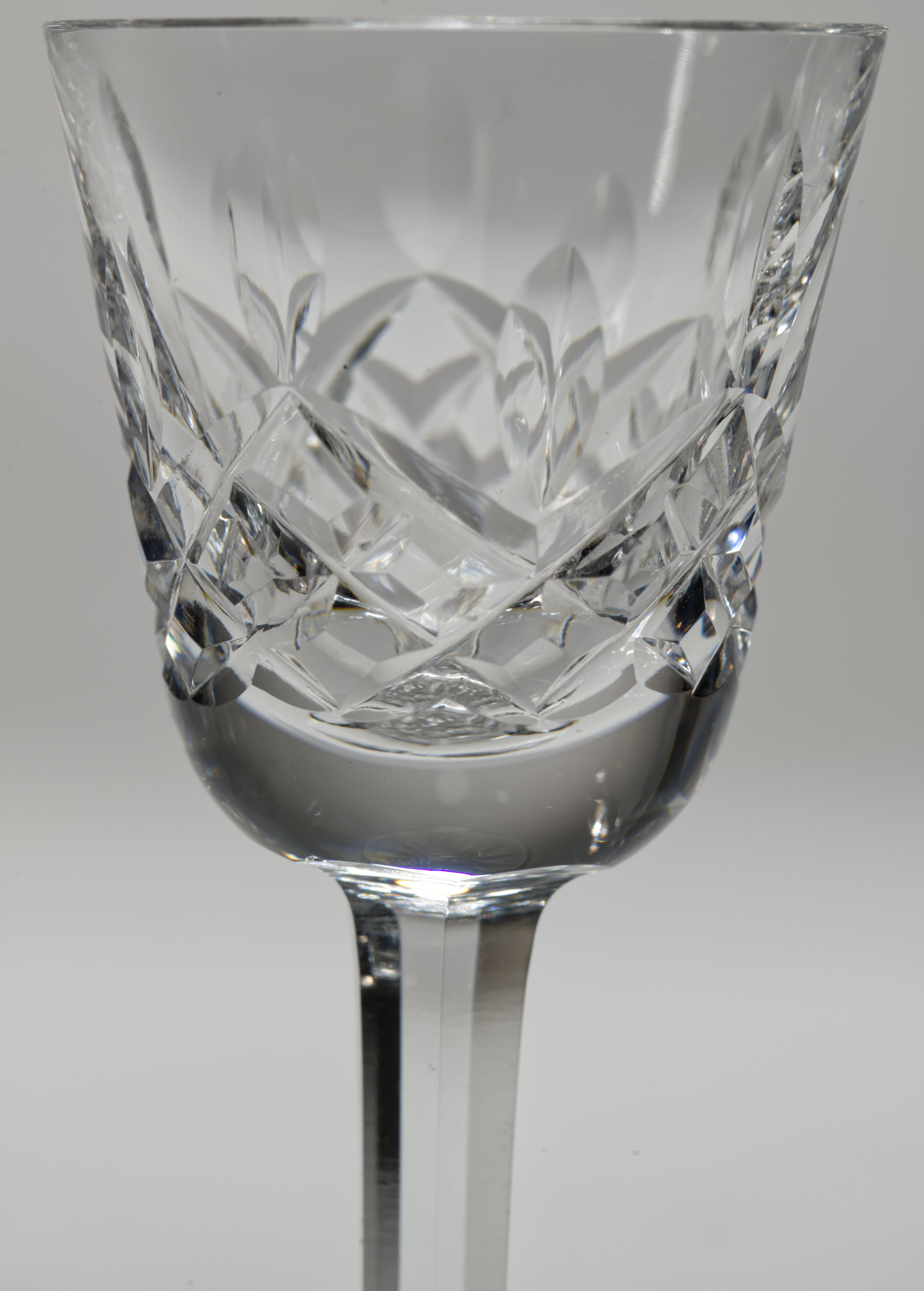 Vintage Waterford Lismore Crystal Liqueur Glasses, Set of 4 For Sale 1
