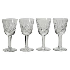 Juego de 4 copas de licor Waterford Crystal Lismore Vintage