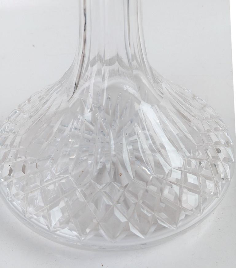 Vintage crystal Waterfor Lismore pattern ships decanter.  Excellent condition.